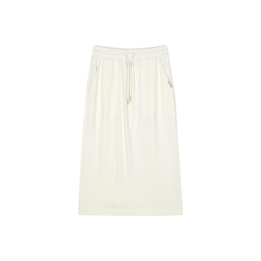 Skechers Knit Long Skirt Women's Marshmallow White
