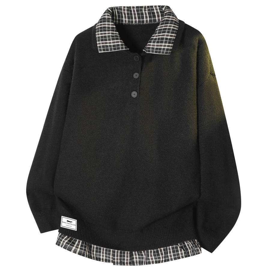 PAUL COSTELLOE Knitwear Unisex Polo Collar Moderate