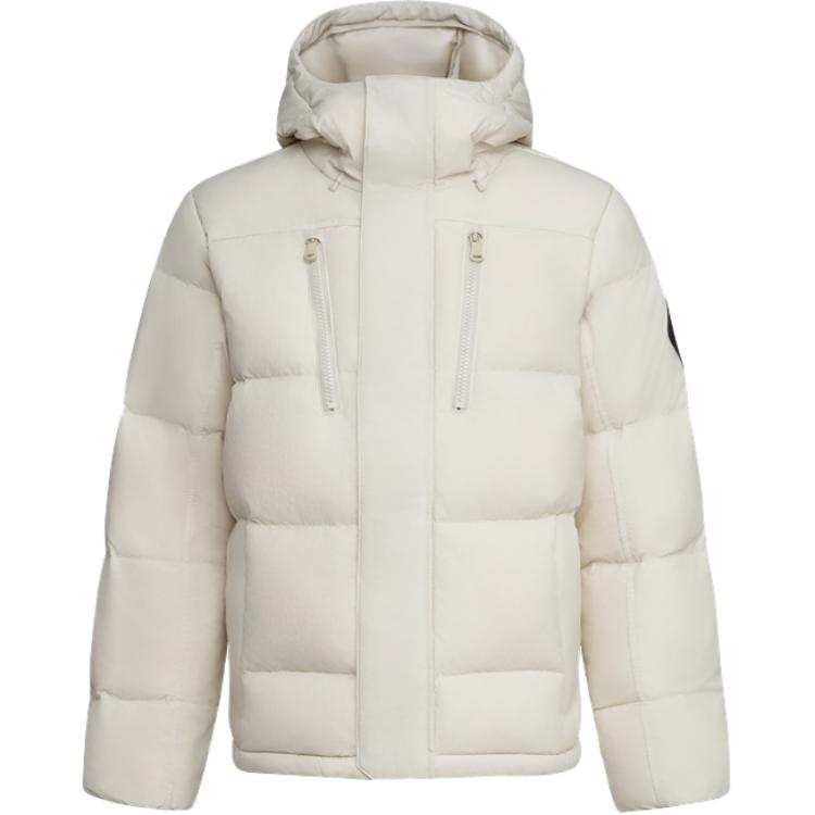 Under Armour Under Armour Down Jackets Men's Beige Hooded Moderate