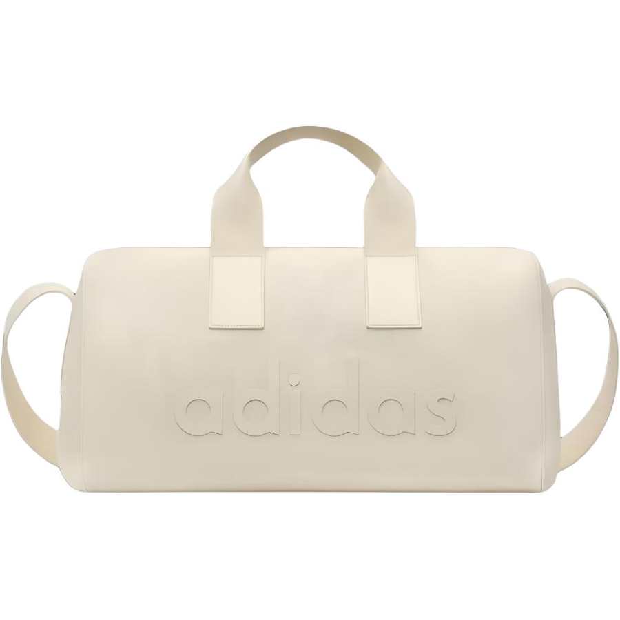Adidas Adidas Calf Suede Handbag, Shoulder Bag, Crossbody Bag, Luggage Bag, Travel Bag Unisex Ecru