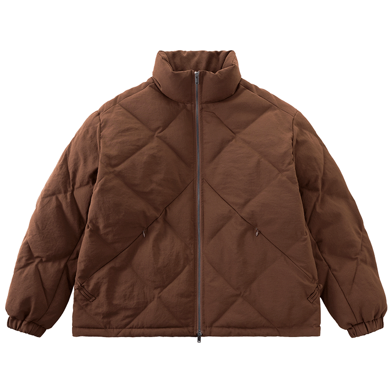 CLOT CLOT Puffer Jackets Unisex Stand Collar Moderate Puffer Jacket