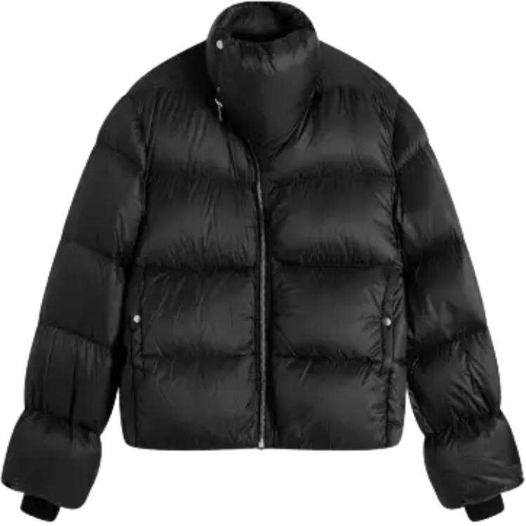 RICK OWENS Rick Owens quilted high-neck jacket
