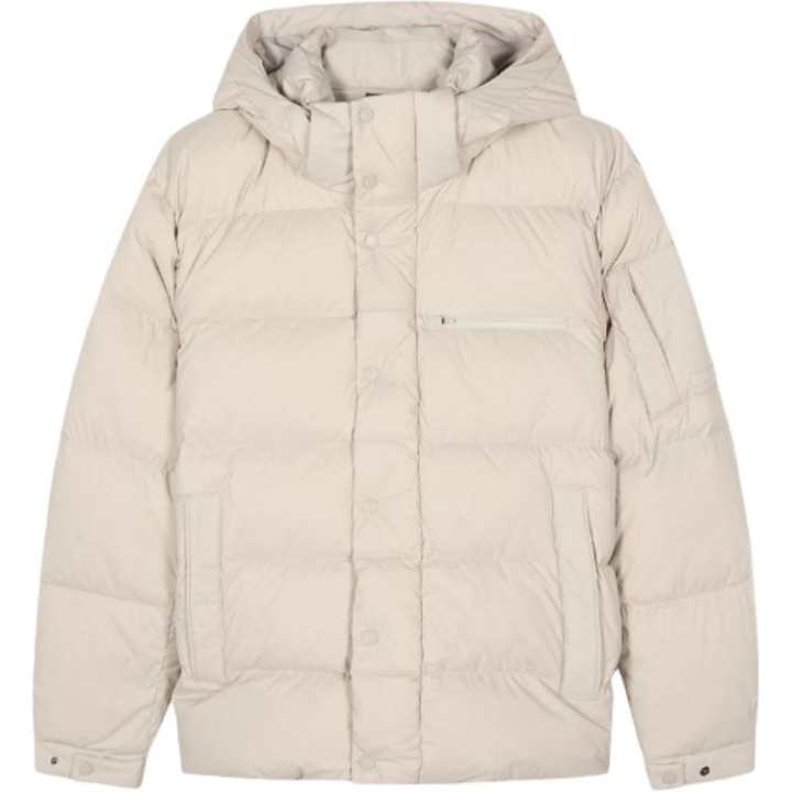 New Balance New Balance Down Jackets Men's Light Beige Detachable Hood Moderate