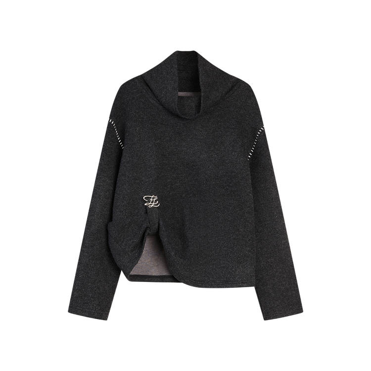 ELLE Sweatshirts Women's Turtleneck Moderate