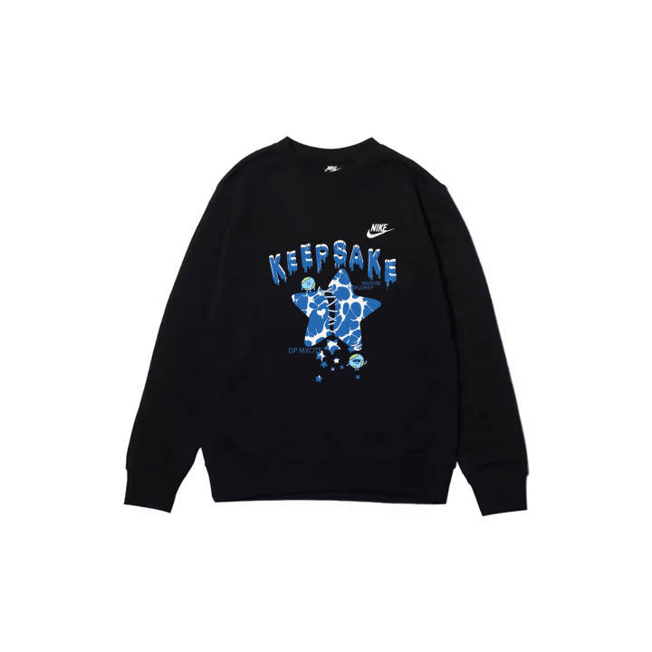 Nike Nike Sweatshirts Men's Black Crew Neck Moderate