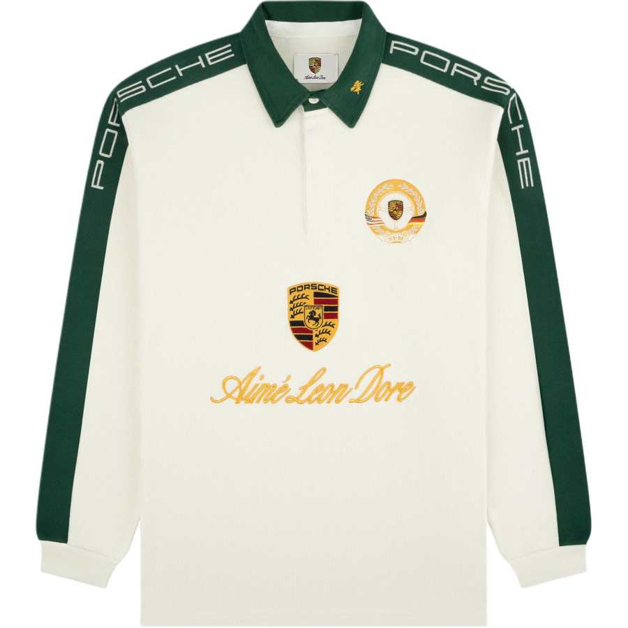 AIME LEON DORE x Porsche FW25 Crest Rugby Jersey Unisex