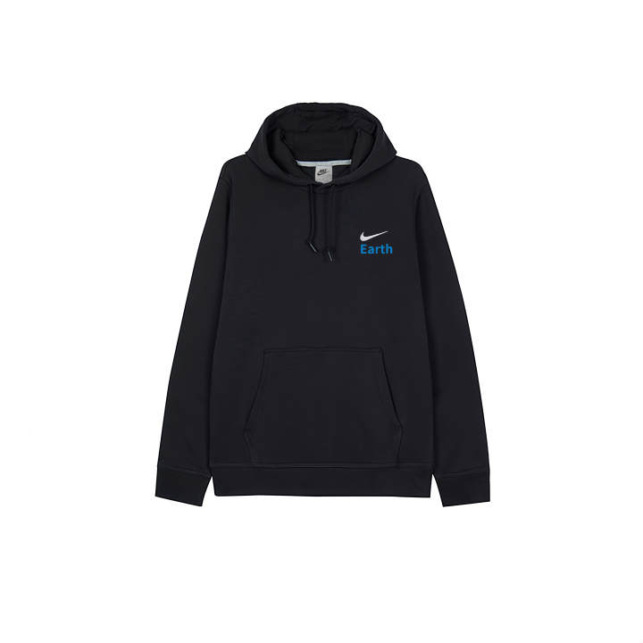 Nike Nike Sweatshirts Men's Black Hooded Thickened