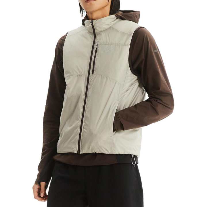 New Balance New Balance Vests Men's Light Beige Stand Collar Other