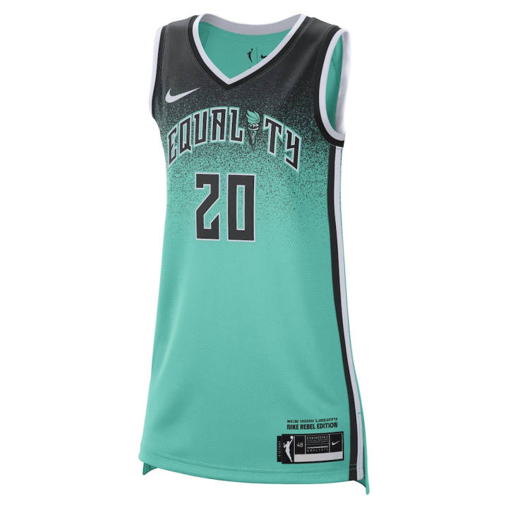 Nike Nike Basketball Jerseys Unisex Black Turquoise Moderate