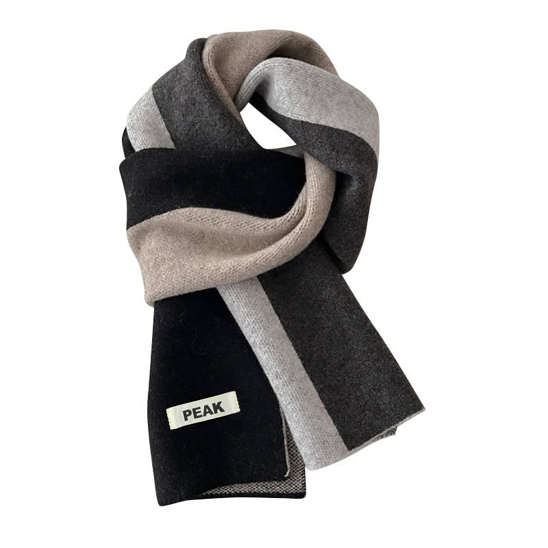 PEAK PEAK Polyester Knit Scarves Unisex