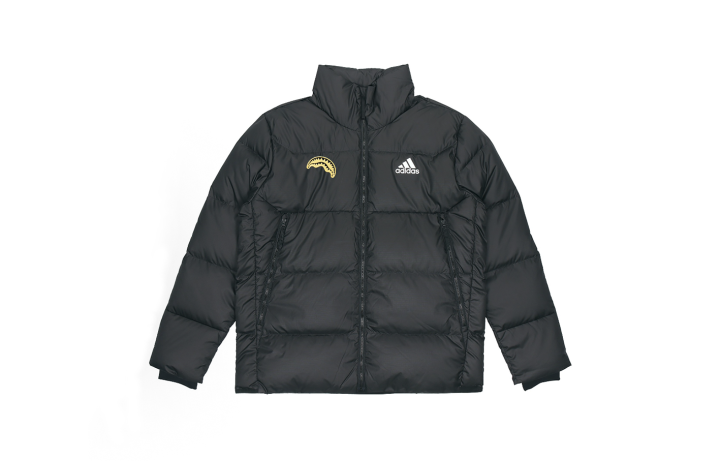 Adidas Adidas Down Jackets Men's Black Stand Collar Moderate