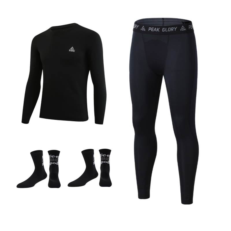 PEAK PEAK Fitness Sets Men's Crew Neck Thickened