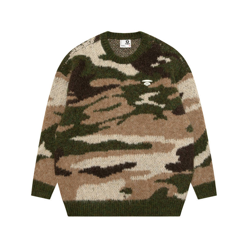 Aape Knitwear Women's Camouflage MLF Crew Neck Moderate Other