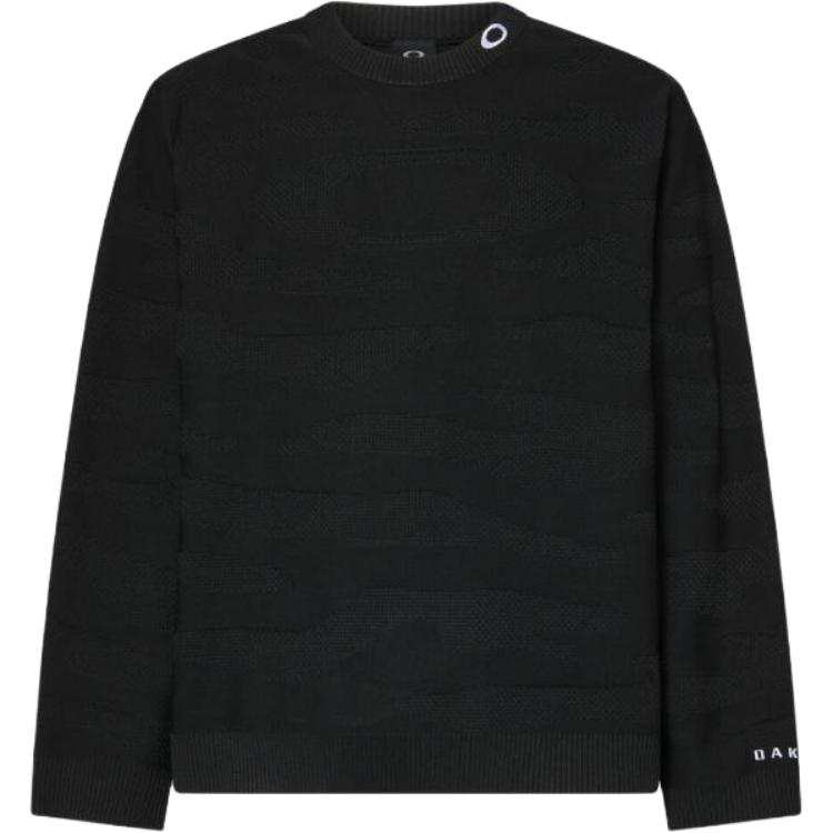 Oakley Oakley Sweaters Men's Black Crew Neck Moderate