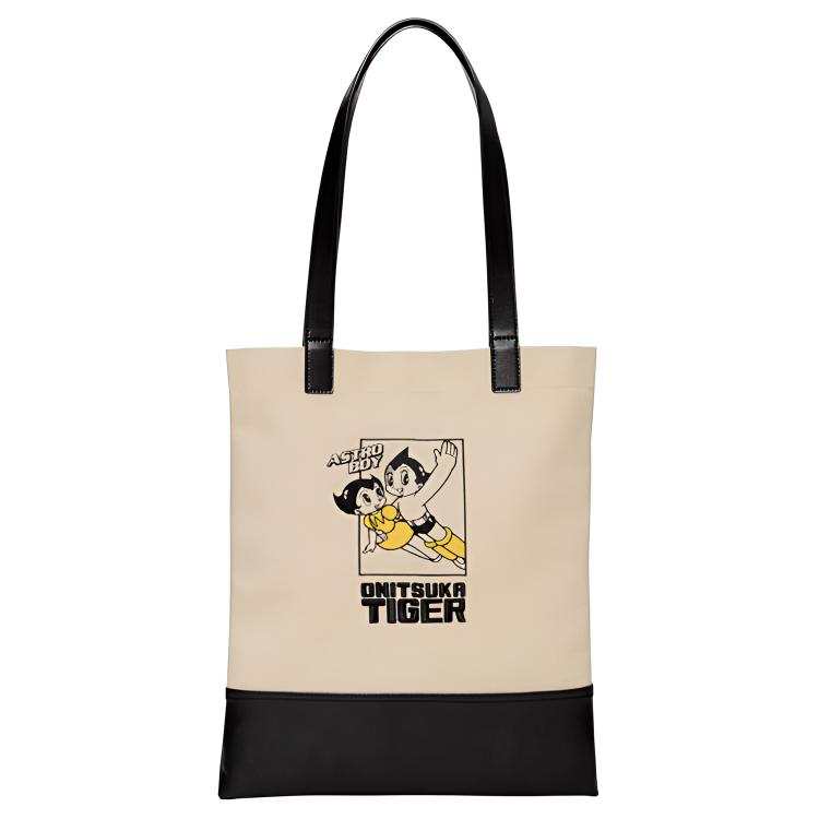 Onitsuka Tiger Astro Boy Collaboration Cotton Tote Shoulder Bag Regular Unisex White