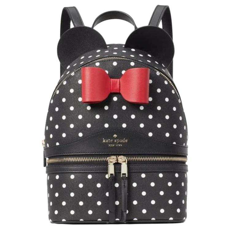 Kate Spade Disney/Disney, Collaboration Leather Backpack Women's Black