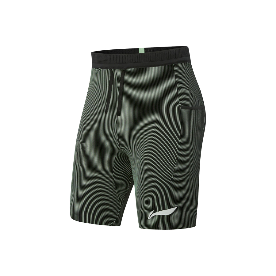 Li-Ning Li Ning Dragon Sparrow Sports Shorts Men's Black Green