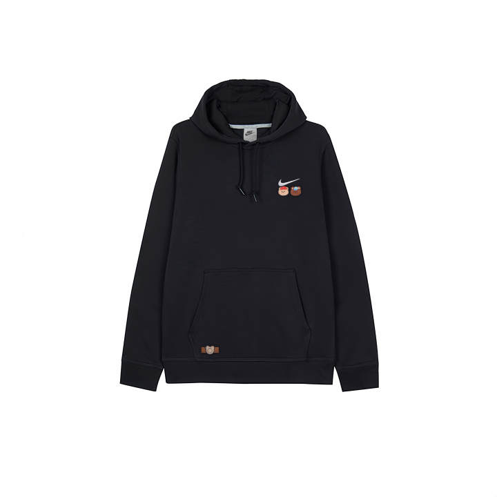 Nike Nike Sweatshirts Men's Black Hooded Moderate Regular