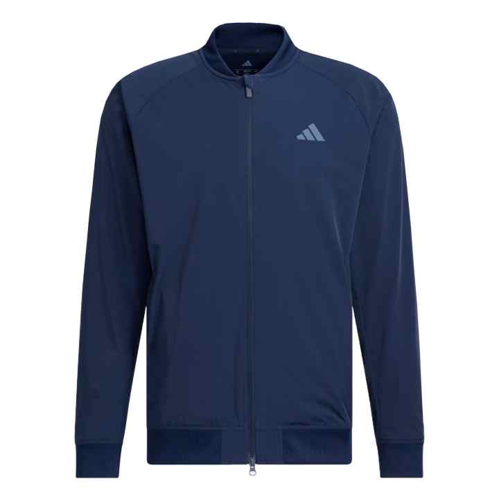 Adidas Adidas Golf Clothing Men's Navy Blue Stand Collar Moderate
