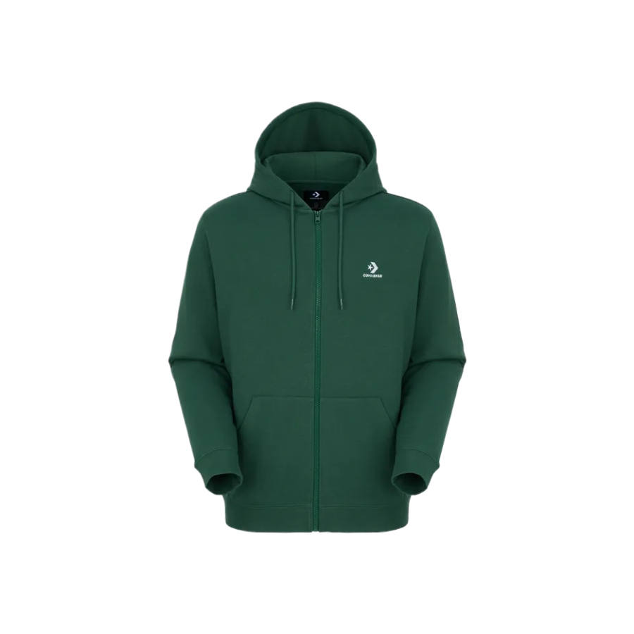 Converse Converse Sweatshirts Men's Green Hooded Moderate Regular