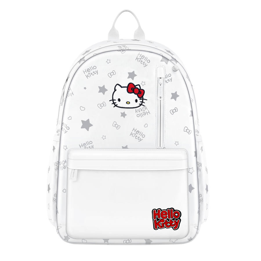 Sanrio Sanrio Hello Kitty Polyester Backpack Regular Women's White