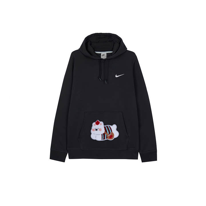 Nike Nike Sweatshirts Men's Black Hooded Moderate
