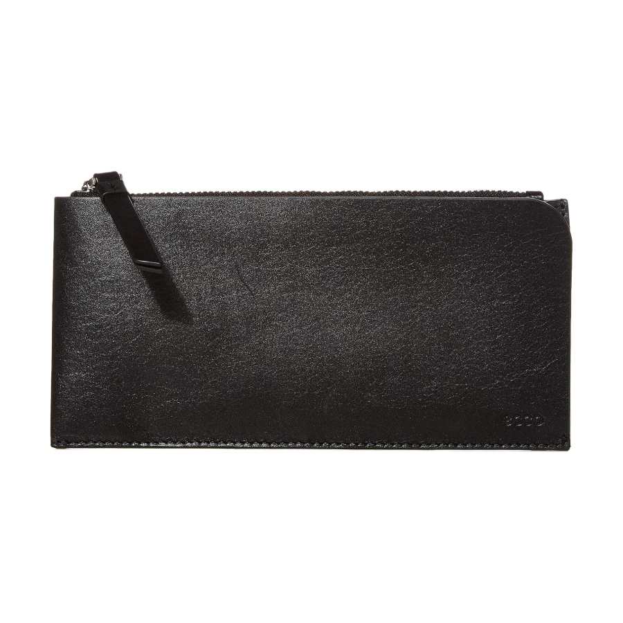 Ecco Cow Leather Wallet Women's Black