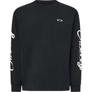 Oakley T Shirts Men's Black Crew Neck Moderate Straight Fit