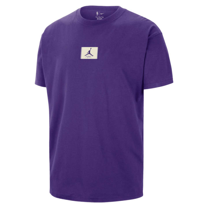 Jordan Jordan T Shirts Men's Purple Crew Neck Moderate