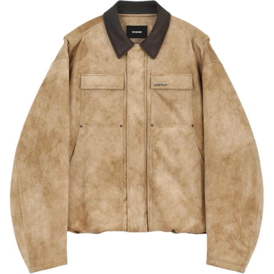 WE11DONE WE11DONE Puffer Jackets Men's Beige Moderate