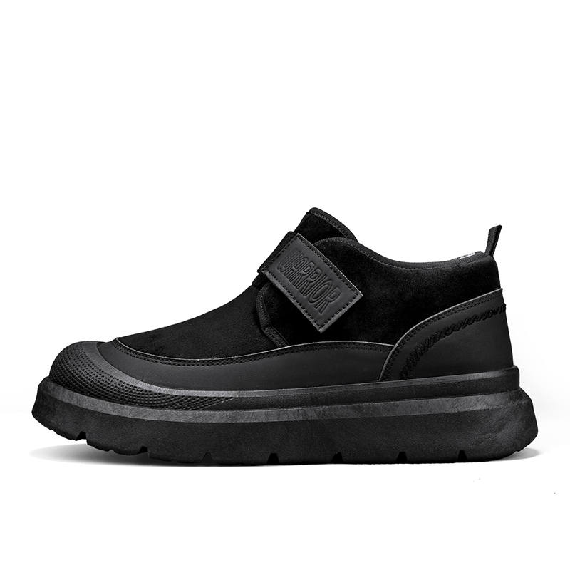 WARRIOR Warrior Thermal Abrasion Resistant Height Increasing Slip Resistant Coverage Balance Snow Boots Men's Black