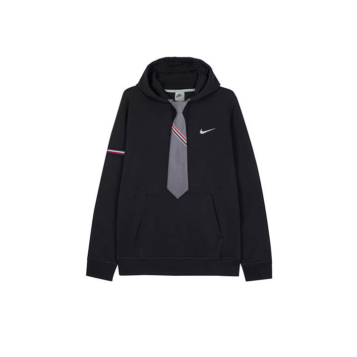 Nike Nike Sweatshirts Men's Black Hooded Moderate Regular