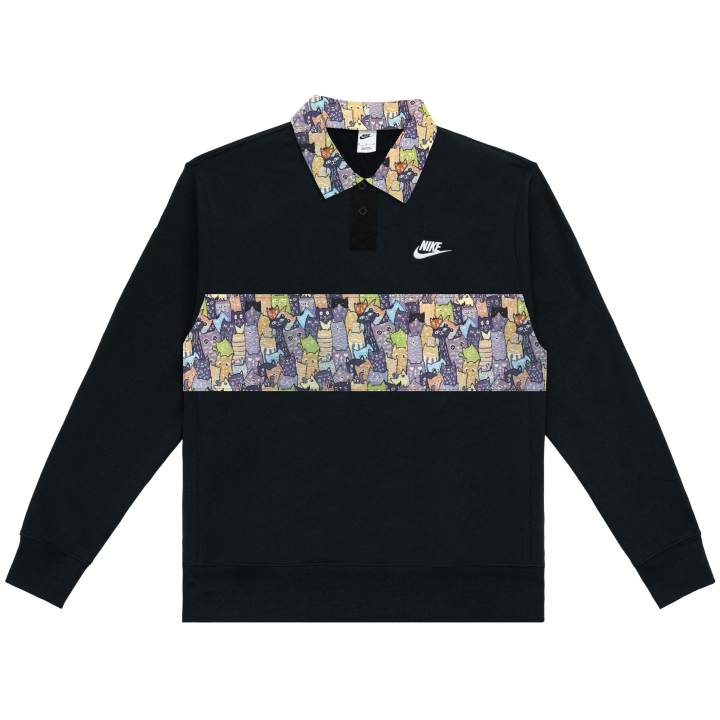 Nike Nike Polo Shirts Unisex Black Polo Collar Moderate Other