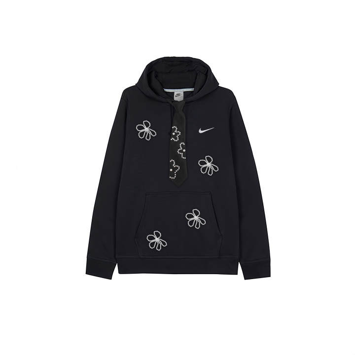 Nike Nike Sweatshirts Men's Black Hooded Thickened