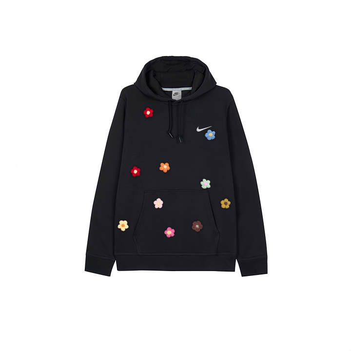 Nike Nike Sweatshirts Men's Black Hooded Thickened