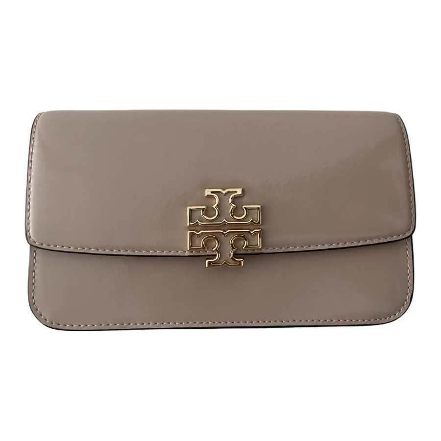 TORY BURCH Flap Closure Crossbody Bags Women's Khaki