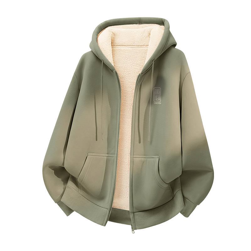 Tonlion Sweatshirts Unisex Hooded Thickened Heavyweight