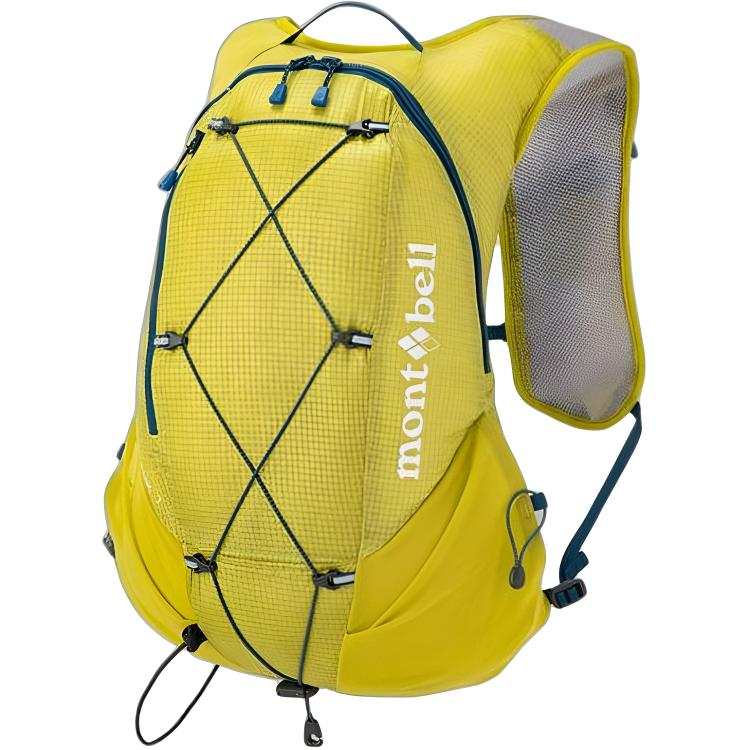 MONTBELL 15L Mountaineering Bag Outdoor Bag Nylon Yellow Unisex