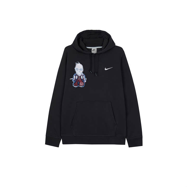 Nike Nike Sweatshirts Men's Black Hooded Thickened