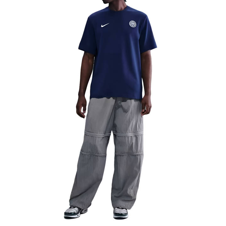 Nike Nike Inter Milan T Shirts Men's Dark Blue Crew Neck Moderate