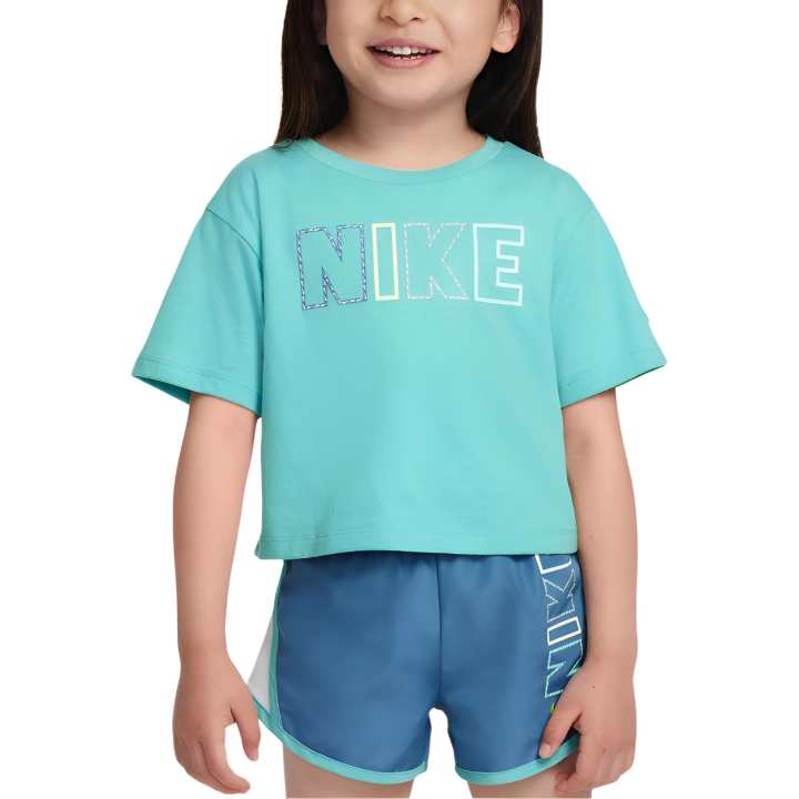 Nike Nike T Shirt Green Frost Children Aged 3 7 Years Old