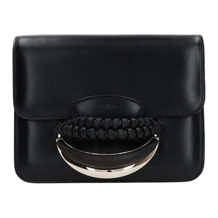 Chloé Chloe Cow Leather Shoulder Bag Women's Black