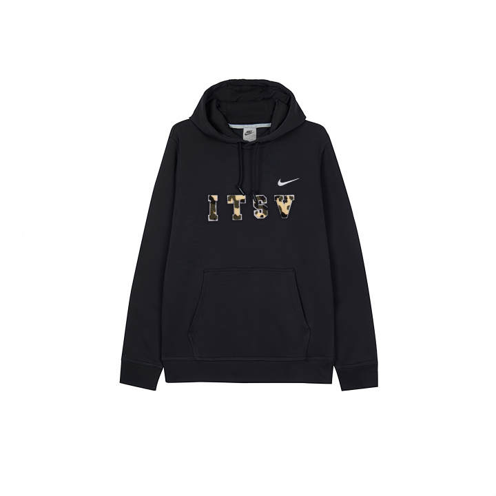 Nike Nike Sweatshirts Men's Black Hooded Moderate