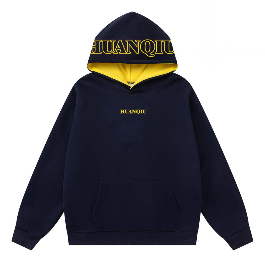 HUANQIU Sweatshirts Unisex Hooded Non Detachable Moderate Regular