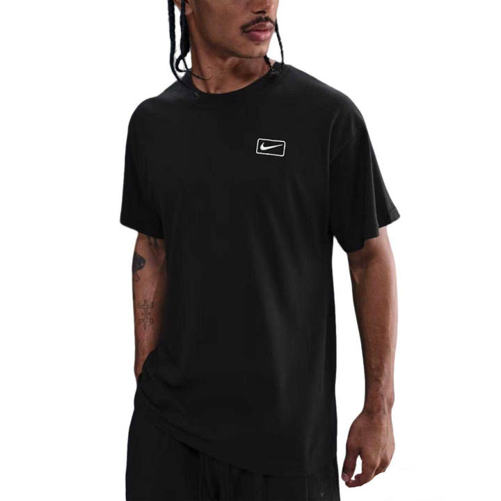 Nike Nike Sportswear T Shirts Men's Black Crew Neck Moderate