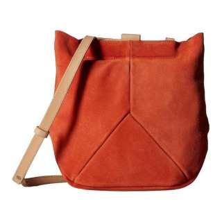 Ecco Cow Leather Shoulder Bag Women's Orange
