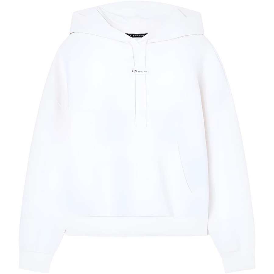 ARMANI EXCHANGE Armani Exchange logo-patch hoodie
