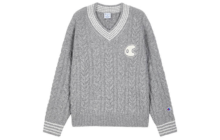 Champion Knitwear Women's V Neck Moderate Cardigan