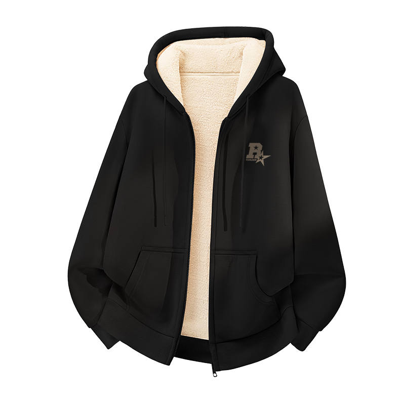 Tonlion Sweatshirts Unisex Hooded Thickened Heavyweight