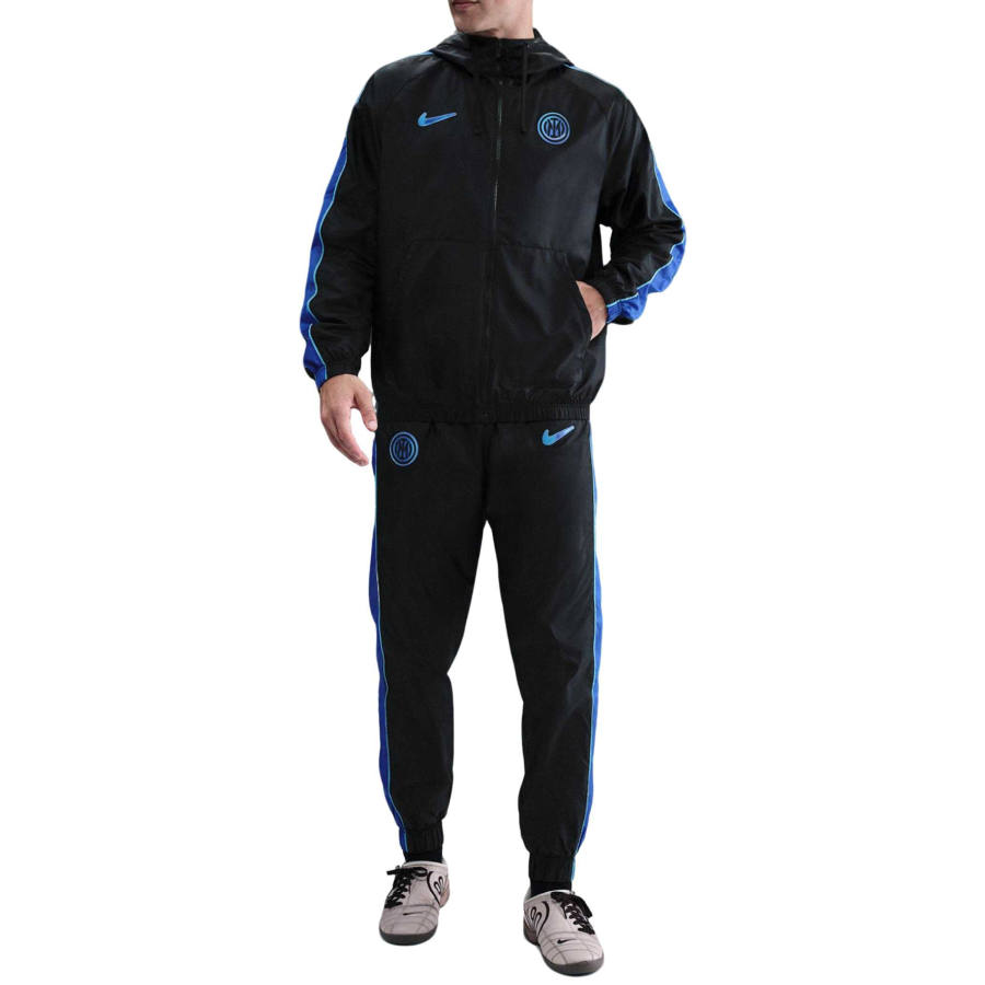 Nike Nike Casual Sportswear Men's Black/Lyon Blue/Chlorine Blue/Chlorine Blue Hooded Moderate